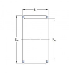Подшипник Серия K и KT (подшипники без колец) Подшипник K 17x21x10 по выгодным ценам Копейск
